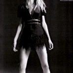 Fourth pic of Raquel Zimmermann topless and fully nude black-&-white scans