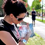 Second pic of PinkFineArt | Cigarette In The Park from Smoking Mina
