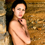 Third pic of Sasha C - Sasha C removes all of her clothes outdoors and shows us her perky little boobs.