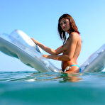 First pic of Sharon E - Sharon E takes her sexy bikini off underwater and shows us her amazing boobs.