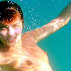 Third pic of Sharon E - Sharon E takes her sexy bikini off underwater and shows us her amazing boobs.
