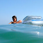 Fourth pic of Sharon E - Sharon E takes her sexy bikini off underwater and shows us her amazing boobs.