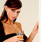 First pic of Susana Spears - Seductive brunette Susana Spears in sexy black dress with hot ass showing shaved vag
