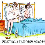 Second pic of Funny explicit caricatures at FreePornJokes.com