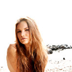 Third pic of Suzie Carina - Suzie Carina takes her lingerie off on the sand beach and shows her amazing body.