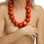 First pic of Sybille A - Sybille A plays with her yummy boobs and with two big water melons and her slit.