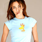First pic of Tiffany Taylor - Beautiful brunette model Tiffany Taylor strips her mini skirt and shows her big jugs.