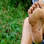Fourth pic of PinkFineArt | Yuliya Dirty Beach Feet from Teens Foot Fetish