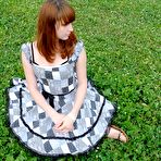 First pic of PinkFineArt | Olga Bare Feet on Grass 3 from Teens Foot Fetish
