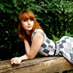 Second pic of PinkFineArt | Olga Bare Feet in Park 2 from Teens Foot Fetish