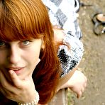 Third pic of PinkFineArt | Olga Bare Feet in Park 2 from Teens Foot Fetish