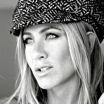Third pic of Jennifer Aniston no bra and hard nipples black-&-white scans