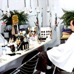 First pic of Rodox ~ Female retro barber fucking two customers!