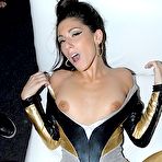 Second pic of Kacey Jordan, Daniela Diamond, Veronica Rodriguez - Kacey Jordan strips her slutty black dress and shows us her bouncy big jugs