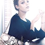 Fourth pic of Mila Kunis sexy and braless mag scans