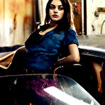 Second pic of Mila Kunis non nude posing scans from mags
