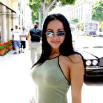 First pic of Cherokee - Cherokee takes all of her clothes on the sofa and holds her massive round jugs