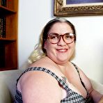 Fourth pic of Chubby Loving - Mature BBW Licking Boobs And Spreads Pussy