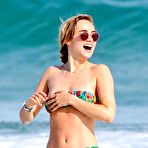 Second pic of Suki Waterhouse in bikini candids on the beach