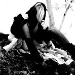 Fourth pic of Cameron Diaz sexy black-&-white photoshoot
