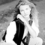 First pic of Cameron Diaz black-&-white sexy scans from mags