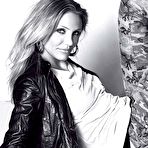 Third pic of Cameron Diaz black-&-white sexy scans from mags