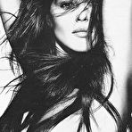 Third pic of Young Monica Bellucci undressed black-&-white scans