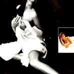 Fourth pic of Young Monica Bellucci undressed black-&-white scans