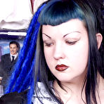 First pic of PinkFineArt | Goth Lesbians Spanking from Barely Evil
