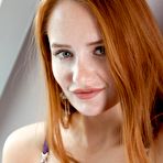 First pic of Seductive Nude Redhead Denisa Teases In The Kitchen