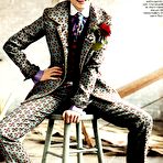 Second pic of Emma Stone sexy posing scans from mags
