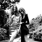 First pic of Abbey Lee Kershaw black-&-white topless scans from magazines