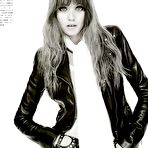 Third pic of Abbey Lee Kershaw black-&-white topless scans from magazines