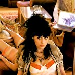 Fourth pic of Zooey Deschanel non nude posing scans from magazines