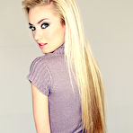 Second pic of Gorgeous Blond Diana Strips Off Her Knit Dress