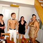 First pic of Kinky mature sluts sharing one hard throbbing cock