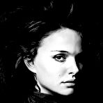 First pic of Natalie Portman black-and-white scans from magazines
