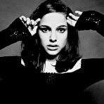 Second pic of Natalie Portman black-and-white scans from magazines