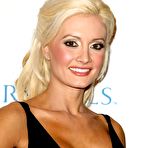 Third pic of Holly Madison shows cleavage and side of boob
