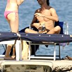 Third pic of Heather Graham sexy in bikini candids in Italy