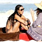 Third pic of Demi Moore sexy in bikini on the beach