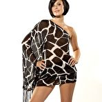Third pic of Kym Marsh various sexy posing mag scans, shows her legs