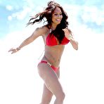 First pic of Melanie Brown celebrates her birthday in red bikini