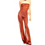 Third pic of Milla Jovovich sexy posing fashion photoshoot