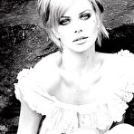 First pic of Charlize Theron black-and-white sexy posing scans from mags