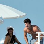Third pic of Paula Patton in black bikini on the beach candids