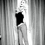 Third pic of Claudia Schiffer sexy black-&-white photoshoot
