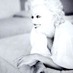 Fourth pic of Madonna black-&-white sexy posing scans