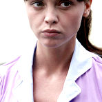 Fourth pic of Christina Ricci sexy as stewardess promo photoshoot