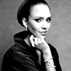 Second pic of Jessica Alba non nude posing scans from magazines